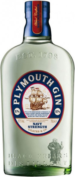 Джин "Plymouth" Navy Strength, 0.7 л