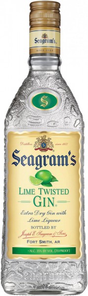Джин "Seagram’s" Lime Twisted Gin, 1 л