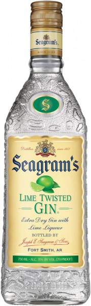 Джин "Seagram’s" Lime Twisted Gin, 0.75 л