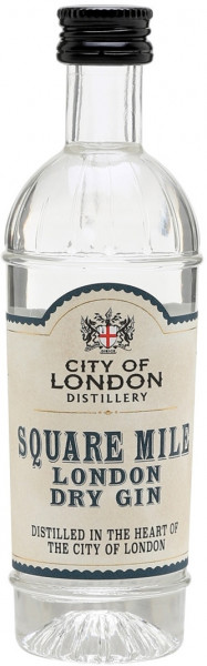 Джин "Square Mile" London Dry Gin, 50 мл