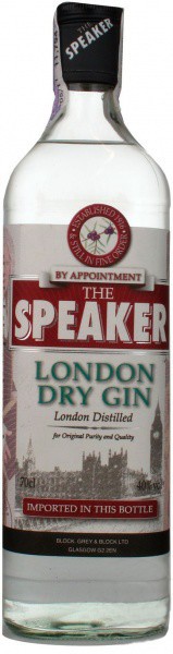 Джин "The Speaker" London Dry, 0.7 л