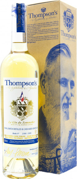 Джин "Thompson's" Le Gin du Sommelier, gift box, 0.7 л