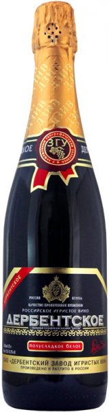 "Дербентское", Российское шампанское полусладкое, 1.5 л