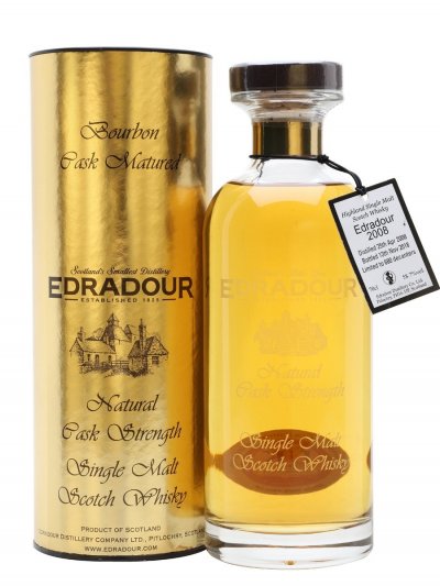 Виски Edradour, Bourbon Cask Matured, 2008, in tube, 0.7 л