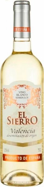 Вино "El Sierro" Blanco Semidulce, Valencia DO