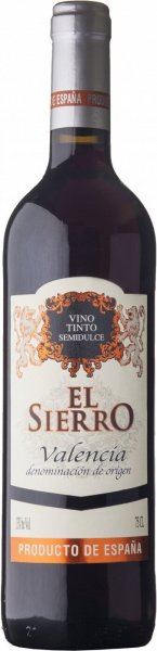 Вино "El Sierro" Tinto Semidulce, Valencia DO