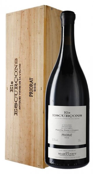 Вино Mas Martinet, "Els Escurcons", Priorat DOQ, 2018, wooden box, 1.5 л