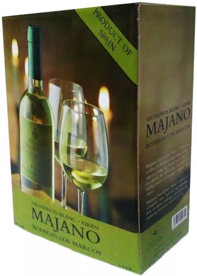 Вино Fernando Castro, "Majano" Sauvignon Blanc-Airen, bag-in-box, 3 л