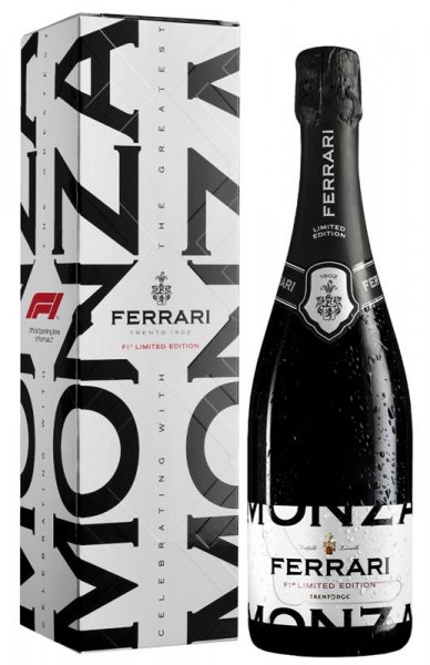 Игристое вино Ferrari, Brut "Formula 1", Trento DOC, gift box "Monza"