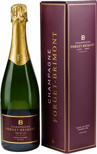 Шампанское Forget-Brimont, Blanc de Noirs Premier Cru Extra Brut, Champagne AOC, gift box