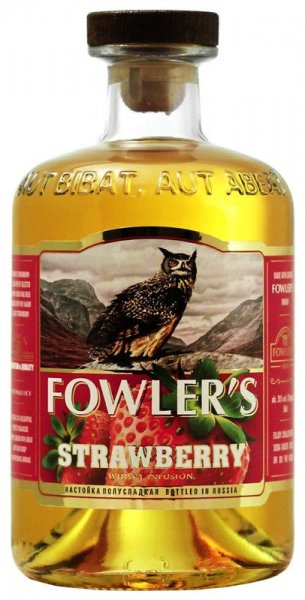 Висковый напиток "Fowler's" Strawberry, 0.5 л