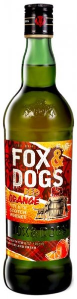 Висковый напиток "Fox and Dogs" Red Orange, 0.7 л
