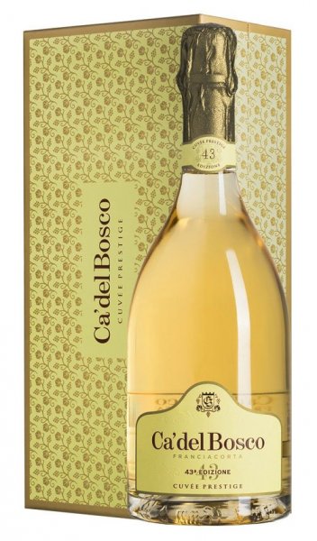 Игристое вино Franciacorta Edizione 43 "Cuvee Prestige", gift box, 2018