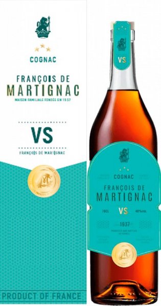 Коньяк "Francois de Martignac" VS, gift box, 0.7 л