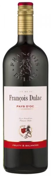 Вино "Francois Dulac" Pays d'Oc IGP Rouge, 2022, 1 л
