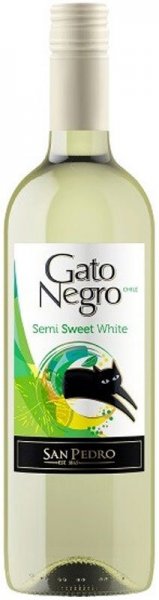 Вино San Pedro, "Gato Negro" Semi-Sweet White, 2022