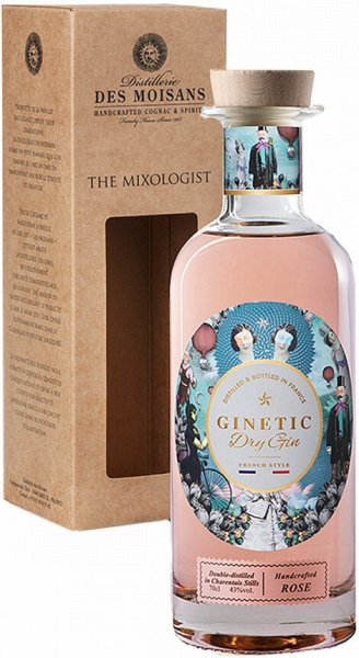 Джин "Ginetic" Rose Dry Gin, gift box, 0.7 л