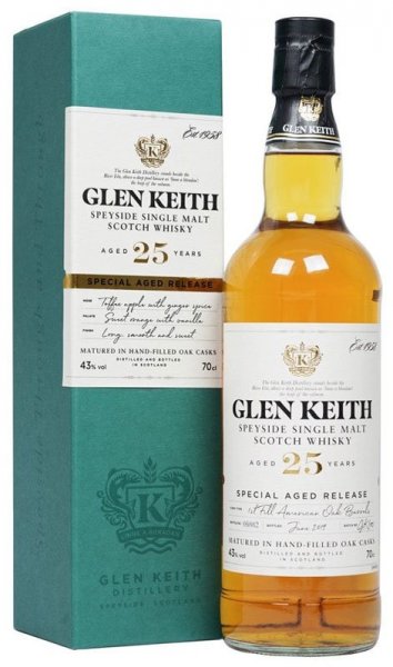 Виски "Glen Keith" 25 Years Old, gift box, 0.7 л