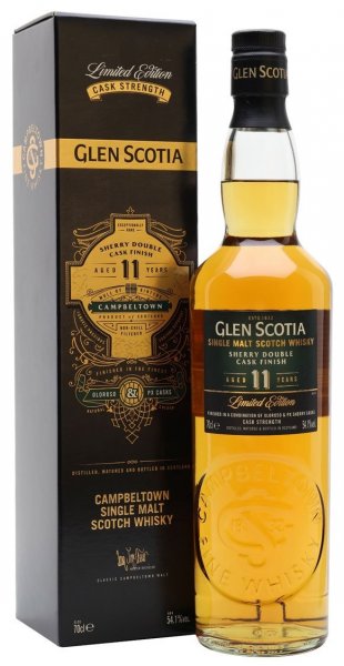 Виски "Glen Scotia" 11 Years, Sherry Double Cask Finish, gift box, 0.7 л