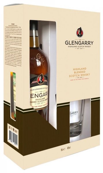 Набор "Glengarry" Blended, gift box with glass