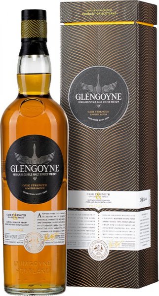 Виски "Glengoyne" Cask Strength Batch 9 (59,6%), in tube, 0.7 л