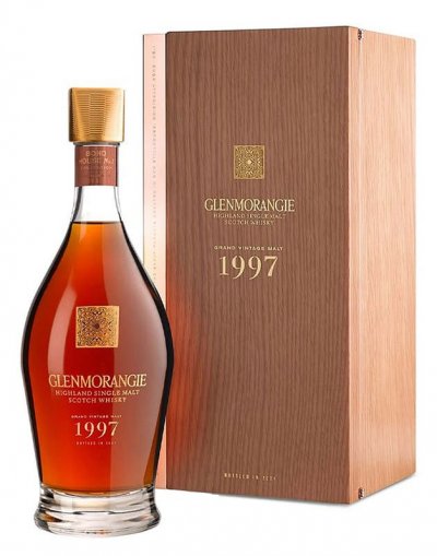 Виски "Glenmorangie" Grand Vintage Malt, 1997, wooden box, 0.7 л