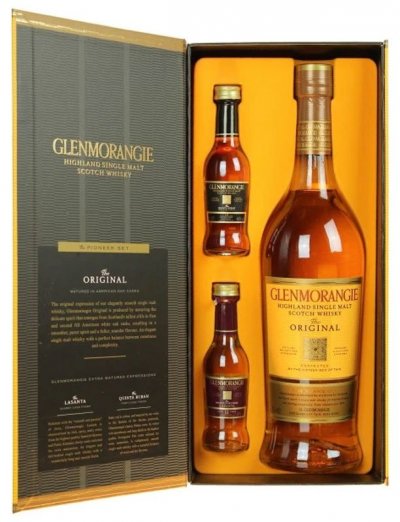 Набор Glenmorangie, "The Original" & "The Lasanta" & "The Quinta Ruban", set of 3 bottles, gift box