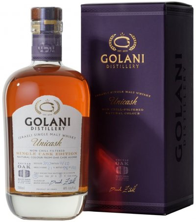 Виски Golani Unicask Nectar Oak Single Malt, gift box, 0.7 л