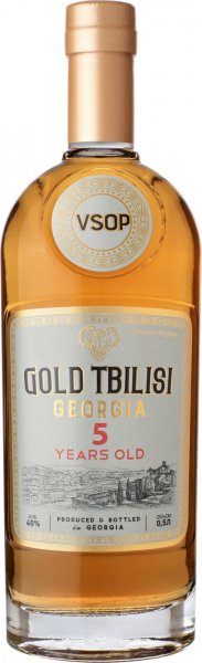 Коньяк "Gold Tbilisi" VSOP 5 Years Old, 0.5 л