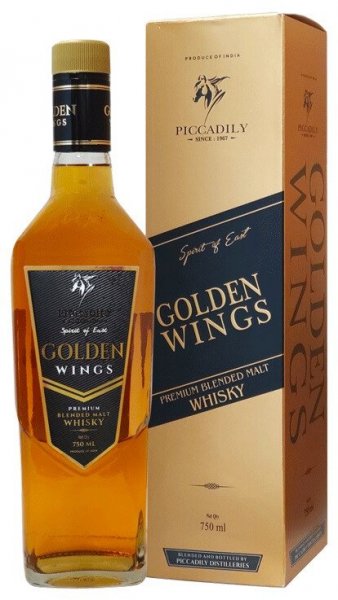 Виски "Golden Wings" Blended Malt, gift box, 0.75 л