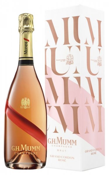 Шампанское Mumm, "Grand Cordon" Brut Rose, Champagne AOC, gift box