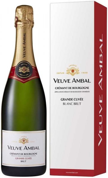 Игристое вино Veuve Ambal, "Grande Cuvee" Blanc Brut, gift box