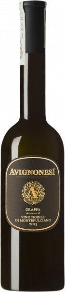 Граппа Avignonesi, Grappa da vinacce di Vino Nobile di Montepulciano, 2013, 0.5 л