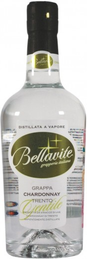 Граппа "Bellavite" Chardonnay Trento, 0.5 л