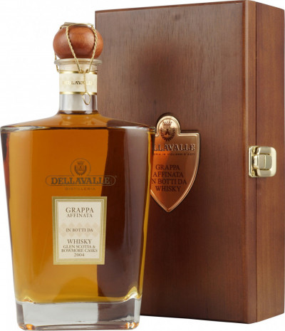 Граппа Grappa Affinata in botti da Whisky (Glen Scotia & Bowmore Casks), 2004, gift box, 0.7 л