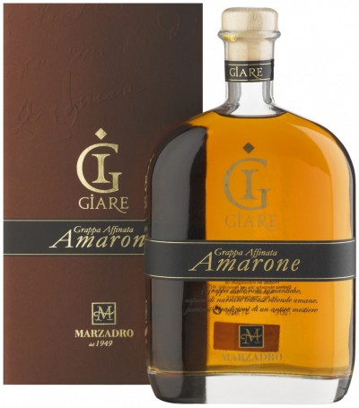 Граппа Marzadro, "Le Giare" Amarone, gift box, 0.75 л
