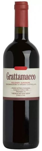 Вино "Grattamacco" Bolgheri Rosso Superiore DOC, 2019
