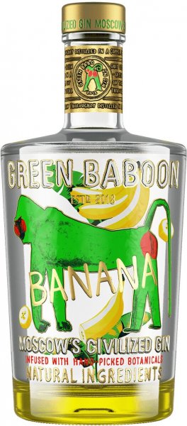 Джин "Green Baboon" Banana, 0.5 л