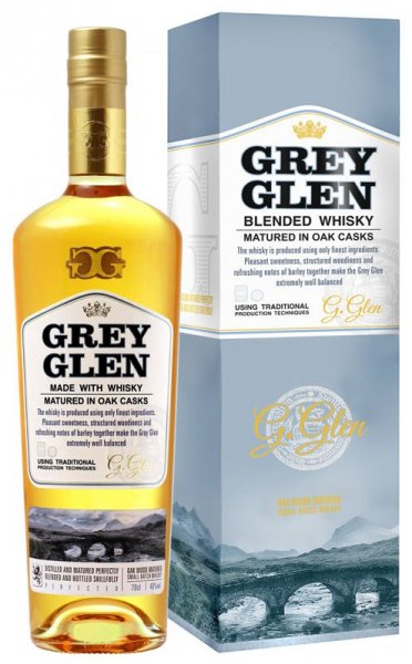 Виски "Grey Glen" Blended, gift box, 0.7 л