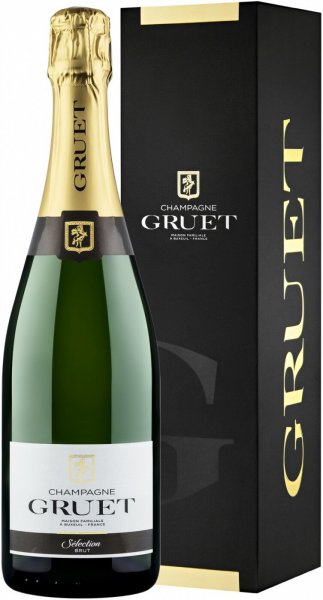 Шампанское Gruet, Selection Brut, Champagne AOC, gift box