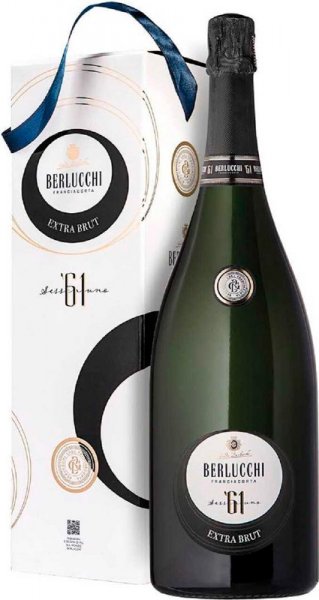 Игристое вино Guido Berlucchi, "61" Franciacorta Extra Brut DOCG, gift box