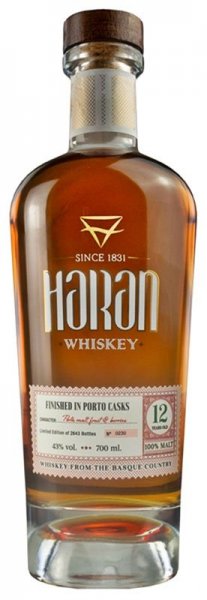 Виски Haran 12 Years Old, Finished Porto Cask, 0.7 л