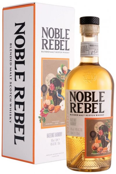 Виски "Noble Rebel" Hazelnut Harmony Blended Malt, gift box, 0.7 л