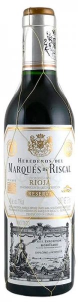 Вино "Herederos del Marques de Riscal" Reserva, Rioja DOCa, 2019, 375 мл