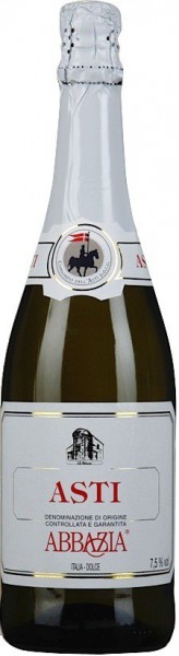 Игристое вино "Abbazia" Asti Spumante DOCG, 0.375 л