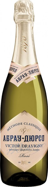 Игристое вино Abrau-Durso, "Victor Dravigny" Rose, 0.375 л