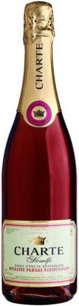 Игристое вино Artemovsk Winery, "Charte Komilfo" Moscato Pink semi-sweet