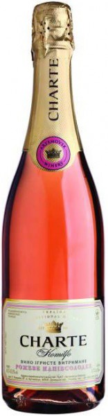 Игристое вино Artemovsk Winery, "Charte Komilfo" Pink semi-sweet