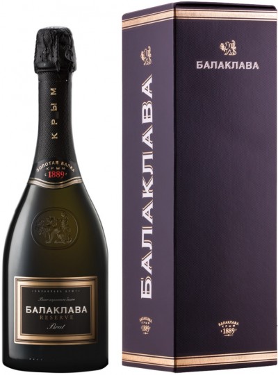 Игристое вино "Balaklava" Brut Reserve, gift box