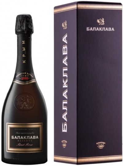 Игристое вино "Balaklava" Brut Rose Reserve, gift box